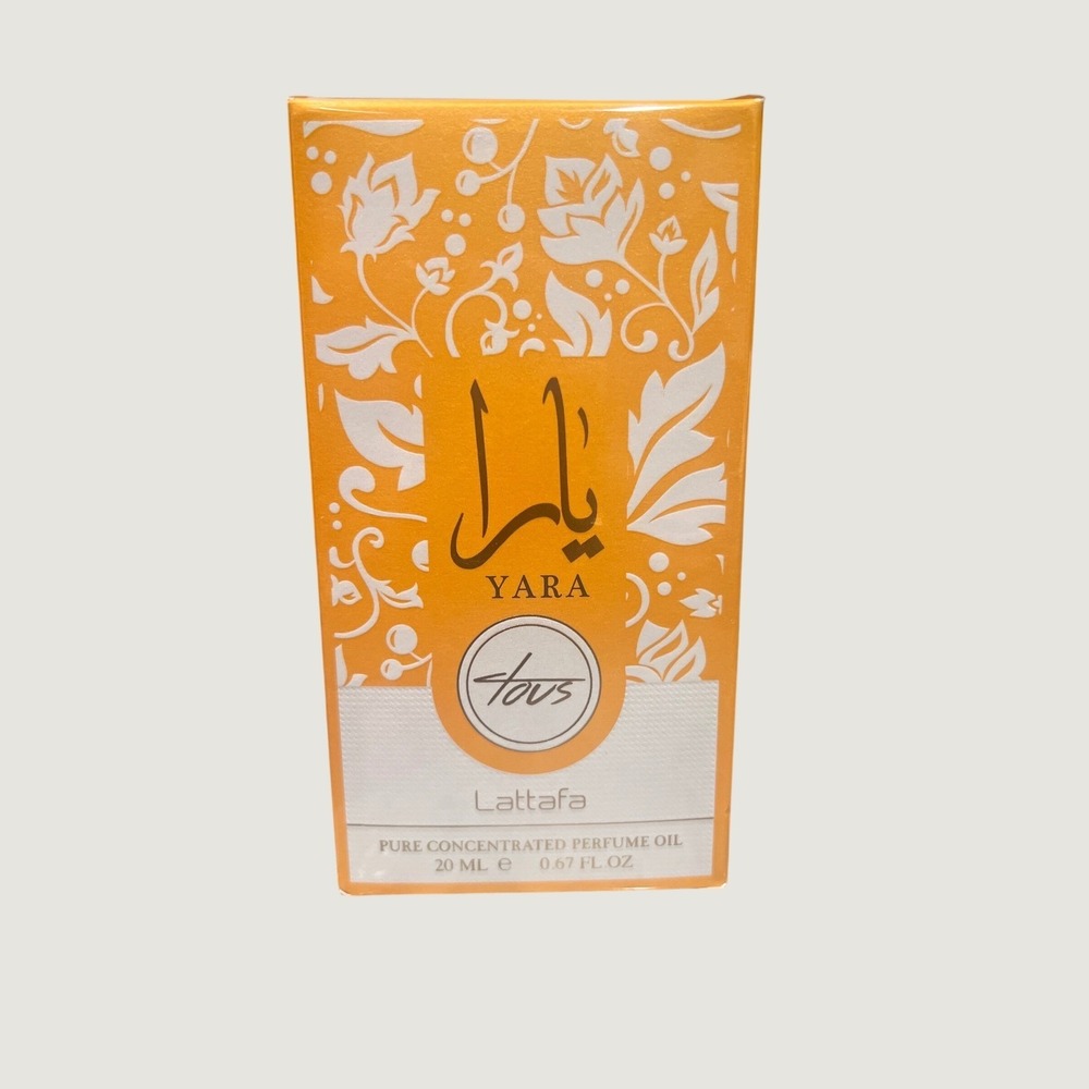 Lattafa Yara Tous Pure Concentrated Perfume Oil 20ml 0.67 fl oz Orange Box